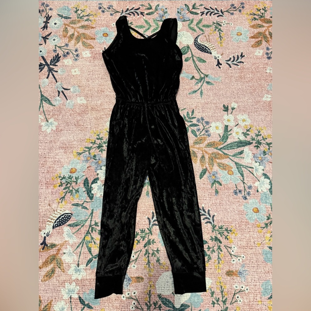 Chic Black Kids Jumpsuit